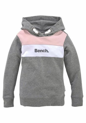 Bench. Kapuzensweatshirt mit kontrastfarbenen Einsätzen