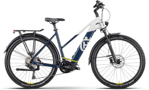 Husqvarna Cross Tourer CT3 - 27.5 Zoll 630Wh 11K Trapez - white blue - 2022