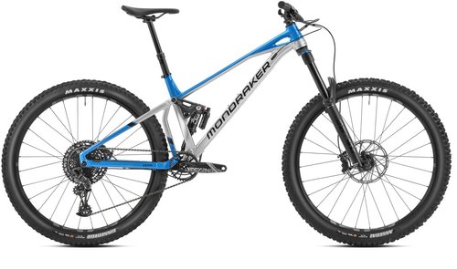 Mondraker Superfoxy Gloss Silver / Marlin Blue XL