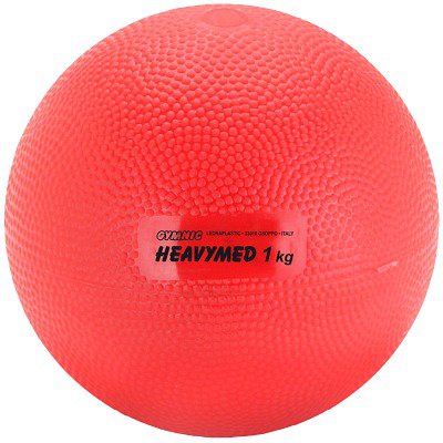 Gymnic Medizinball "Heavymed", 1.000 g, ø 12 cm, Rot
