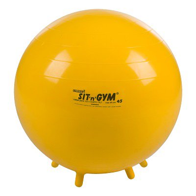 Gymnic Fitnessball "Sit 'n' Gym", ø 45 cm, Gelb