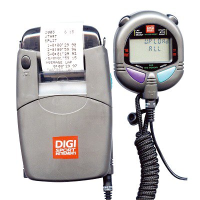 Digi Sport Thermodrucker mit Stoppuhr, Drucker mit Stoppuhr PC 111