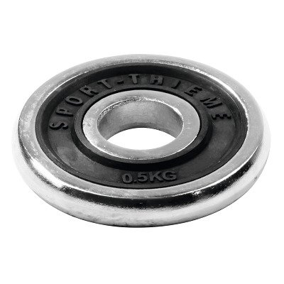 Sport-thieme Hantelscheibe "Chrom", 0,5 kg