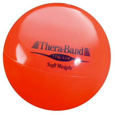 Theraband Gewichtsball "Soft Weight", 1,5 kg, Rot