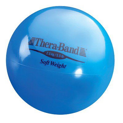 Theraband Gewichtsball "Soft Weight", 2,5 kg, Blau
