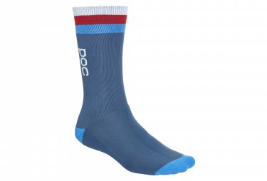 POC essential   mittellange socken   cuban multi blue