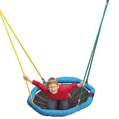 Huck Seiltechnik Schaukelsitz "Wabennest", Blau
