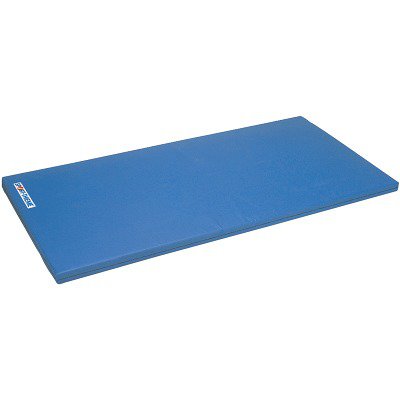 Sport-thieme Turnmatte "Super", 150x100x8 cm, Polygrip Blau, Mit Lederecken