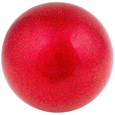 Amaya Gymnastikball "Glitzer FIG", Rot