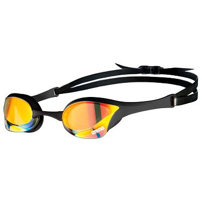 Arena Schwimmbrille "Cobra Ultra Swipe Mirror", Yellow Copper-Black