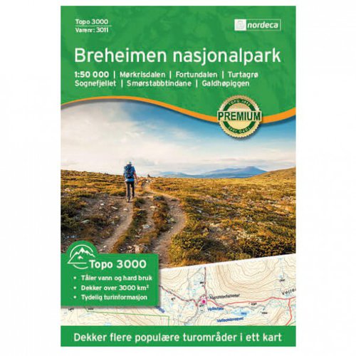 Nordeca Breheimen Nasjonalpark 1/50