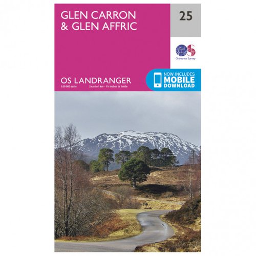 Ordnance Survey Glen Carron / Glen Affric L025