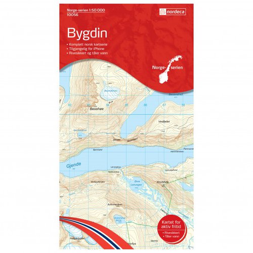 Nordeca Wander-Outdoorkarte: Bygdin 1/50