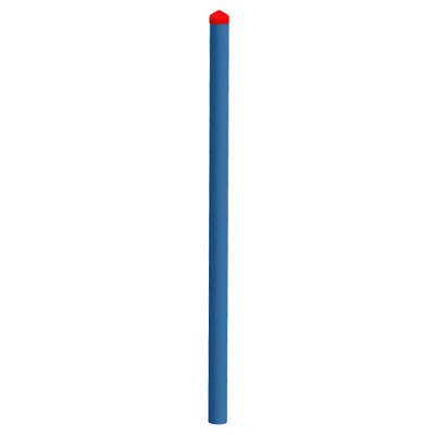 Huck Seiltechnik Mehrpreis "Farbige Pulverbeschichtung" für Pfosten der Haiger-Einzelelemente, Blau