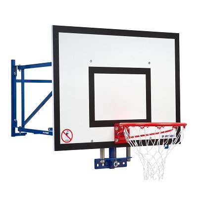 Sport-thieme Basketball-Wandanlage "Schwenk-und höhenverstellbar", Betonwand