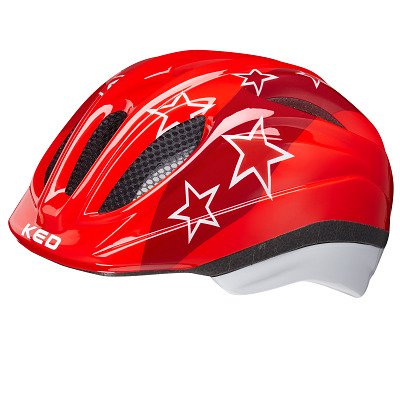 KED Fahrradhelm "Meggy II", Größe XS, Red Stars