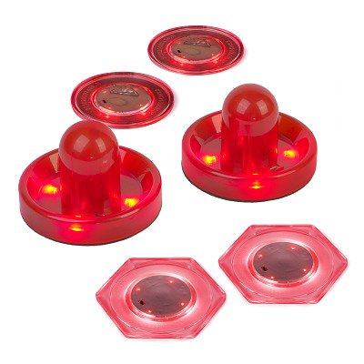 Carromco Airhockey Zubehör-Set "Fun", Rot