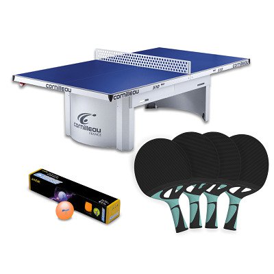 Cornilleau Tischtennis-Set "Pro 510 Outdoor", Blau