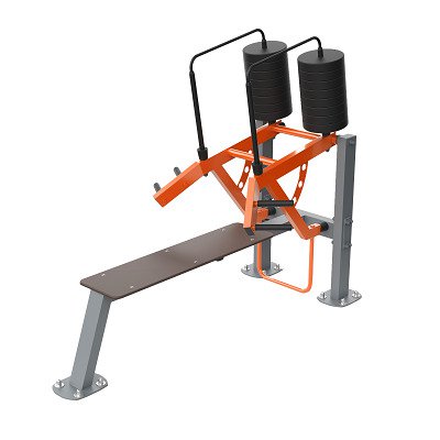 Cultgym Outdoor-Fitnessgerät "Brustpresse liegend"