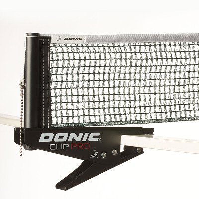 Donic Tischtennisnetz "Clip Pro", Schwarz-Grün
