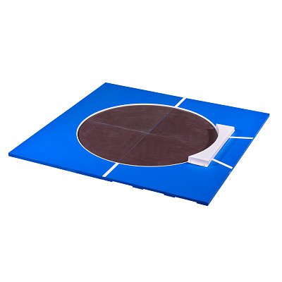 Sport-thieme Kugelstoßring mit Abstoßbalken "Indoor"