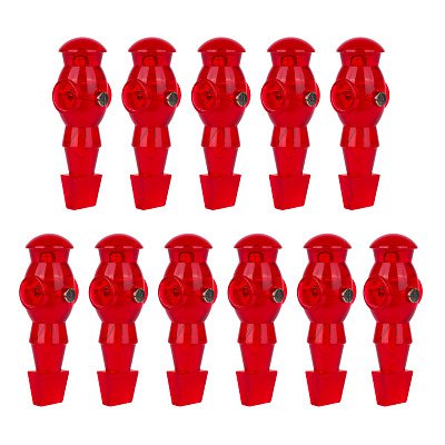 Carromco Kickerfigur "Metropolis", Rot-Transparent, Einzeln
