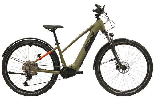 Cone eCross IN 3.0 Trapez 750Wh Khaki-Schwarz 49 cm