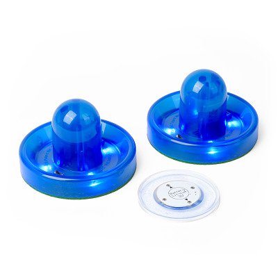 Carromco Airhockey Zubehör-Set "LED", Blau