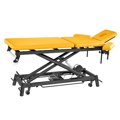 Pader Medi Tech Elektrische Therapieliege "Ecofresh 3.0", 80 cm, 3-teilig, Safran, Anthrazit