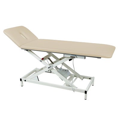 Meditech Elektrische Therapieliege "Vario Nr. 1", 2-teilig, Creme, 65 cm