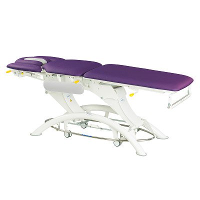 Lojer Elektrische Therapieliege "Capre F5", 5-teilig, Plum, 75 cm