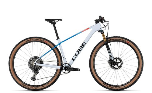 Cube Elite C68X SLX Teamline 27.5   29  Carbon MTB Fahrrad weißblaurot 2023 16   S 162-169cm  Hardtail