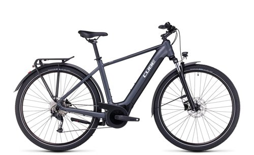 Cube Touring Hybrid One 500 Pedelec E-Bike Trekking Fahrrad grau 2023 54cm  M 177-183cm  E-Bikes