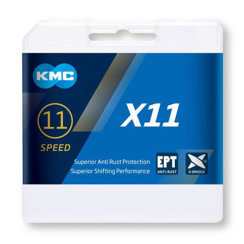 KMC X11 X-bridge Roadmtb Chain Blau 118 Links