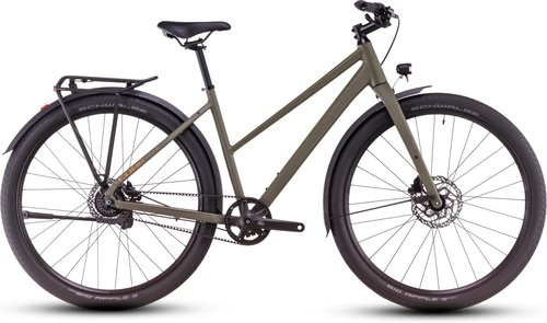 Cube Hyde Pro FE dustyolive´n´gold Trapez 2025 46 cm