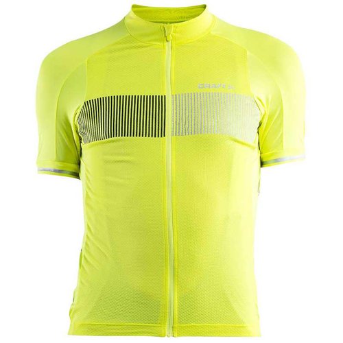 Craft Verve Glow Short Sleeve Jersey Gelb  Mann