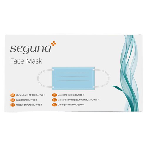 Seguna Hygiene Mundschutz, 3-lagig, 50 Stück