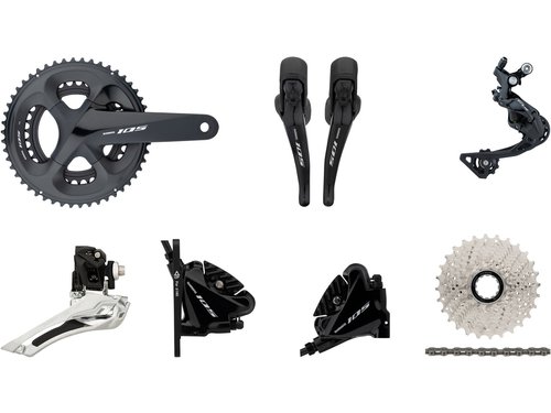 Shimano 105 R7000 Gruppe 2x11 36-52 mit Scheibenbremse