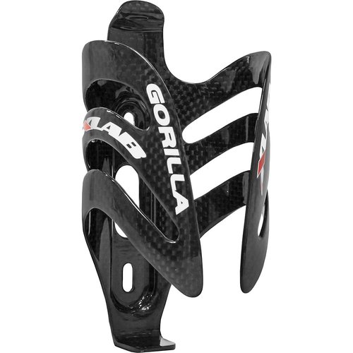 XLab Gorilla High Grip Carbon-Flaschenhalter - Glanzschwarz}