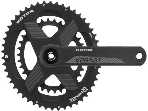 Rotor VEGAST Kurbelgarnitur mit Direct Mount Spidering, Q-Rings
