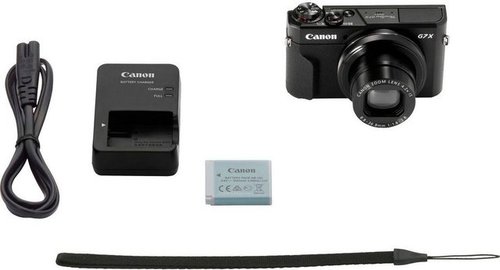 Canon POWERSHOT G7 X MARK II EU23 Kompaktkamera (20,1 MP, 4,2x opt. Zoom, NFC, WLAN (Wi-Fi)