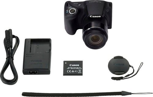 Canon PowerShot SX430 IS Bridge-Kamera (20 MP, 45x opt. Zoom, NFC, WLAN (Wi-Fi)