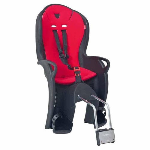 Hamax Kiss Rear Child Bike Seat Rot,Schwarz Max 22 kg Junge