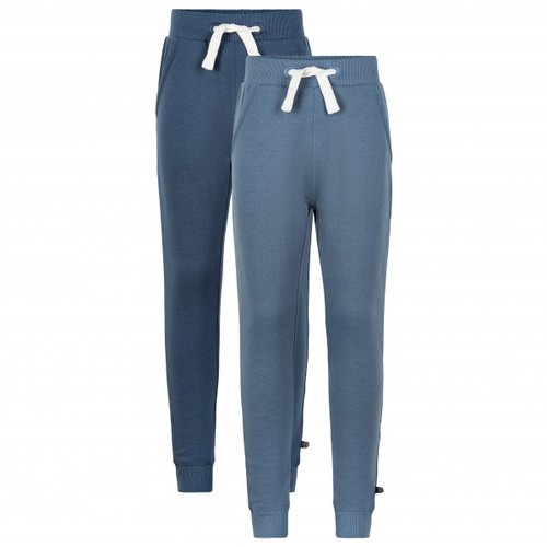 Minymo Kid's Basic 36 -Sweat Pant (2-pack) Gr 80 blau