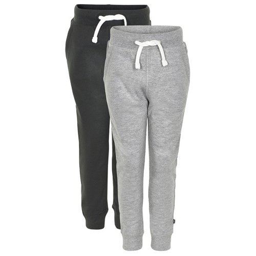 Minymo Kid's Basic 36 -Sweat Pant (2-pack) Gr 92 grau