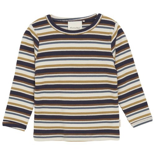 Minymo Kid's T-Shirt L/S Y/D Rib