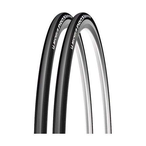 MICHELIN Pro 3 Race Reifen (schwarz/grau, 23c, Paar) - Schwarz - Grau}  - 700c}