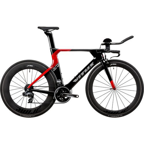 Vitus Auro TEAM Zeitfahrrad (eTap, Force) 2020 - Carbon/Rot  - XL