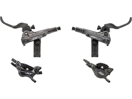Shimano XT v+h Set Scheibenbremse BR-M8120 / BR-M8100 mit Metallbelag J-Kit