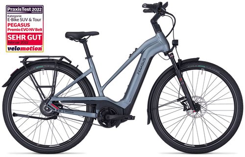 Pegasus Premio Evo NV Belt - 28 Zoll 750Wh Enviolo Trapez - grey mattblack matt - 2022